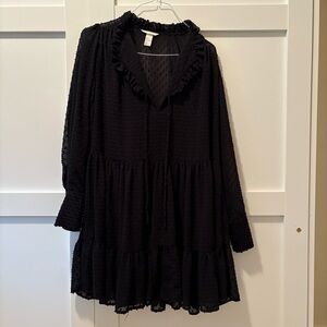 H&M Sheer Babydoll Dress